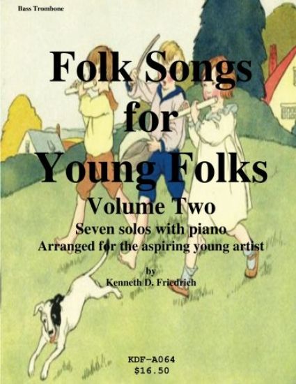 Folk Songs for Young Folks, Vol. 2 - bass trombone and piano