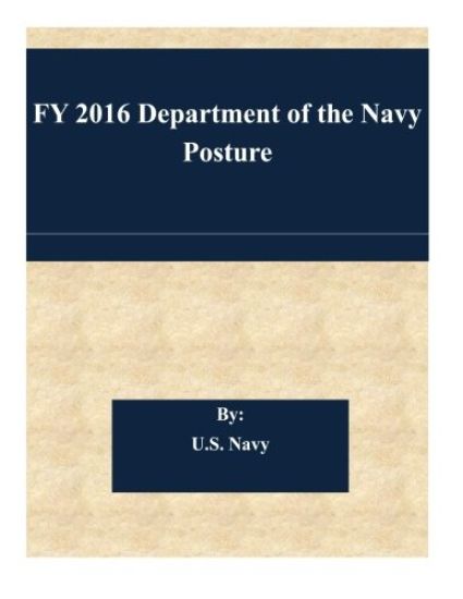 FY 2016 Department of the Navy Posture
