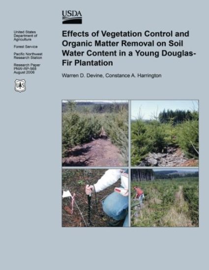 Effects of Vegetation Control and Organic Matter Removal on Soil Water Content in a Young Douglas-Fir Plantation