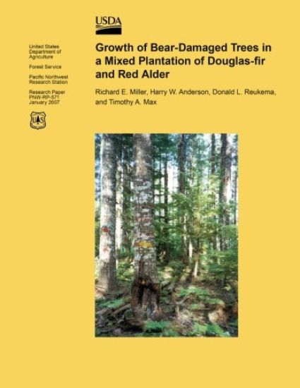 Growth of Bear-Damaged Trees in a Mixed Plantation of Douglas-fir and Red Alder