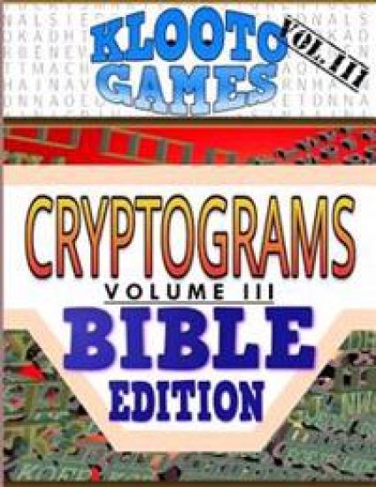 KLOOTO Games CRYPTOGRAMS Vol. III: Bible Edition