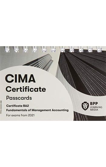 CIMA BA2 Fundamentals of Management Accounting