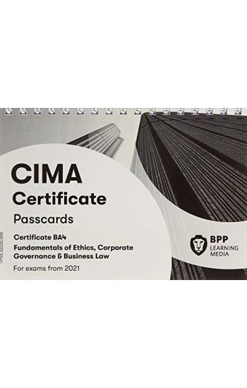 CIMA BA4 Fundamentals of Ethics, Corporate Governance and Business Law