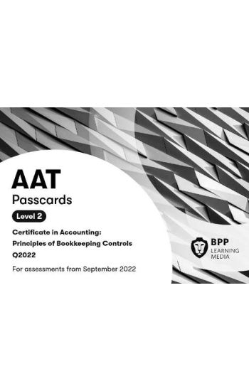 AAT Principles of Bookkeeping Controls