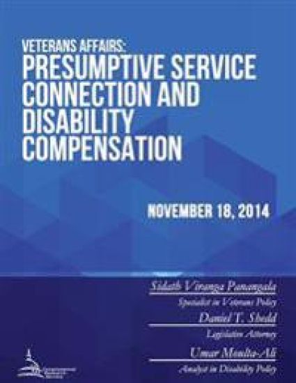 Veterans Affairs: Presumptive Service Connection and Disability Compensation