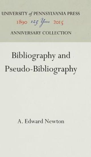 Bibliography and Pseudo-Bibliography