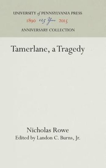 Tamerlane, a Tragedy