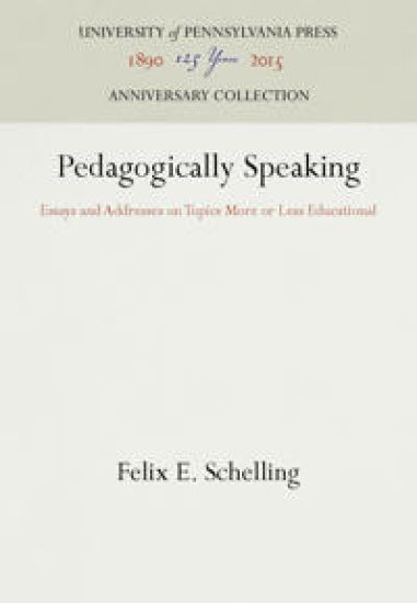 Pedagogically Speaking