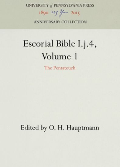 Escorial Bible I.j.4, Volume 1