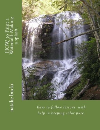 HOW to paint a waterfall- making a splash