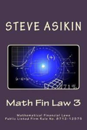 Math Fin Law 3: Mathematical Financial Laws Public Listed Firm Rule No. 8712-12575