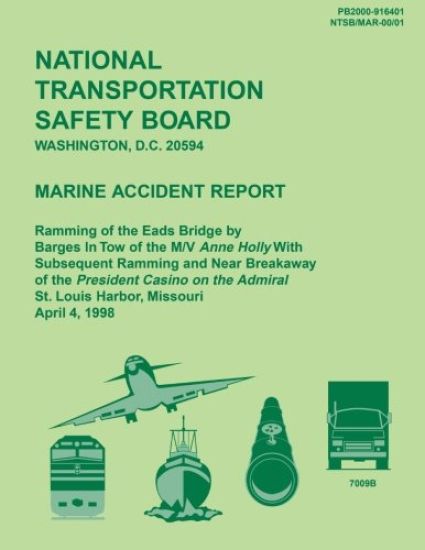 Marine Accident Report: Ramming of the Eads Bridge by Barges in Tow of the M/W Anne Holly With Subsequent Ramming and Near Breakaway of the Pr