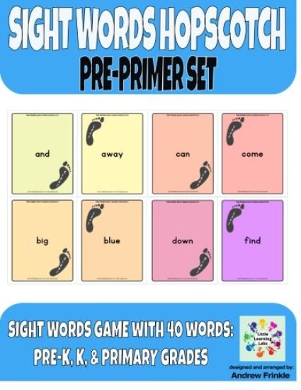 Sight Words Hopscotch Pre-Primer Set