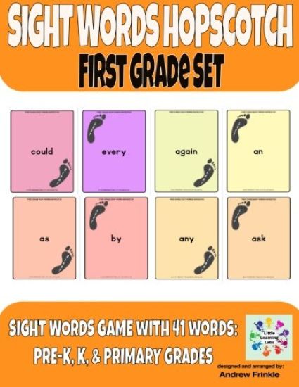 Sight Words Hopscotch First Grade Set