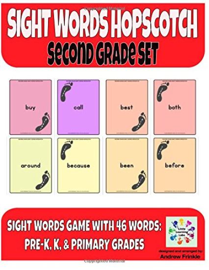 Sight Words Hopscotch Second Grade Set