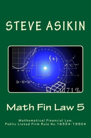 Math Fin Law 5: Mathematical Financial Law, Public Listed Firm Rule No.16334-19904