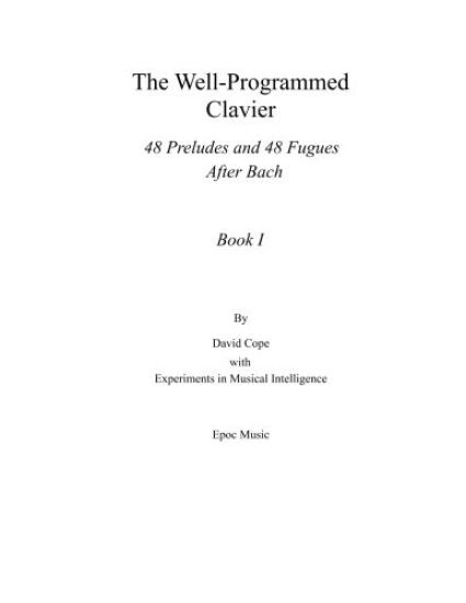 The Well-Programmed Clavier: Book I