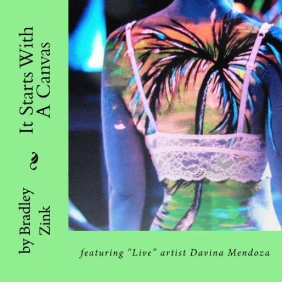It Starts With A Canvas: featuring "Live" artist Davina Mendoza