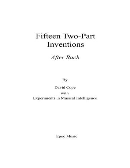 Fifteen Two-Part Inventions: After Bach