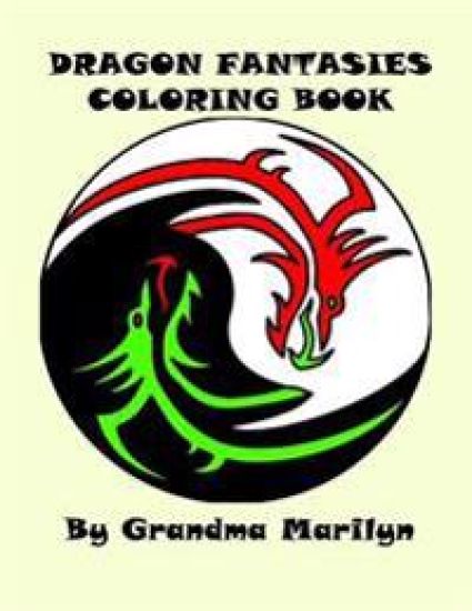 Dragon Fantasies Coloring Book