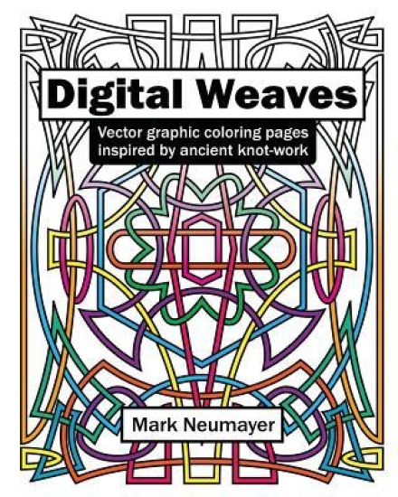 Digital Weaves: Vector Graphic Coloring Pages Inspired by Ancient Knot-work