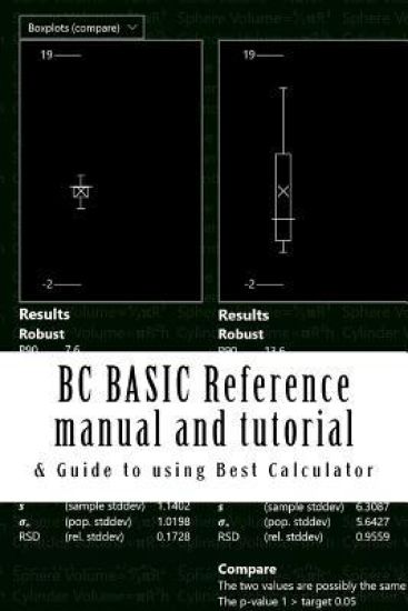 BC BASIC Reference manual and tutorial