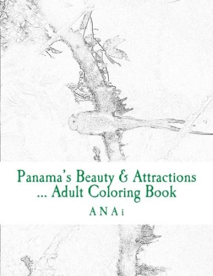Panama's Beauty & Attractions ... Adult Coloring Book: Therapeutic, stress-relieving coloring book of Panama Moments