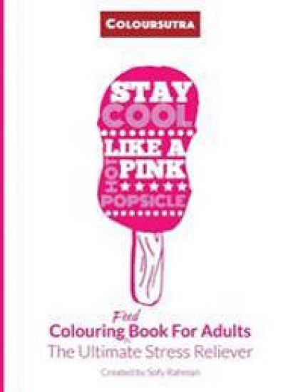 Coloursutra.Colouring Food Book For Adults: The Ultimate Stress Reliever