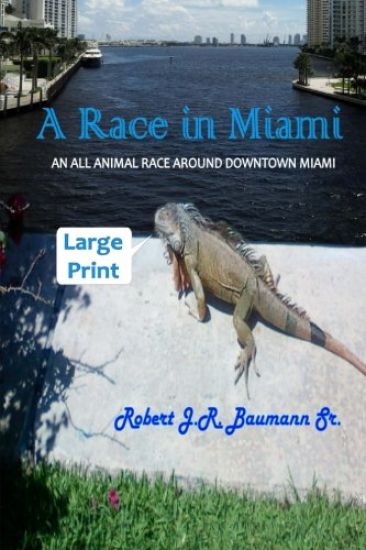A Race in Miami - Large Print