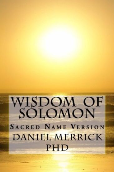 Wisdom Of Solomon: Sacred Name Version