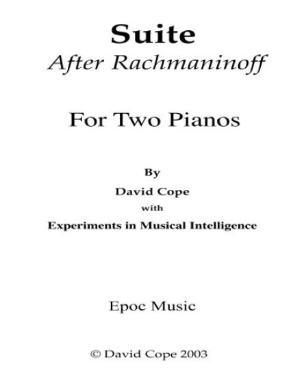 Suite (After Rachmaninoff)
