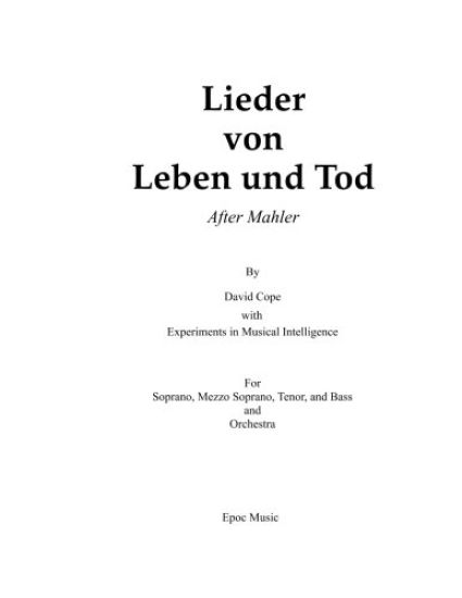 Lieder von Leben und Tod (after Mahler)