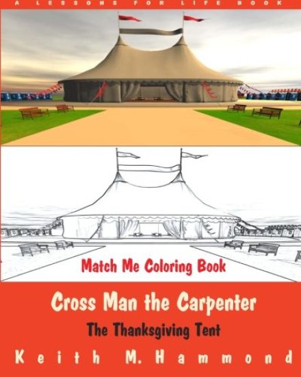 The Thanksgiving Tent Match Me Coloring Book