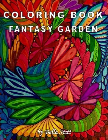 Coloring Book Fantasy Garden: Relaxing Designs for Calming, Stress and Meditation