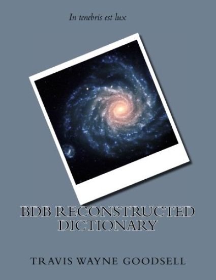 BDB Reconstructed Dictionary