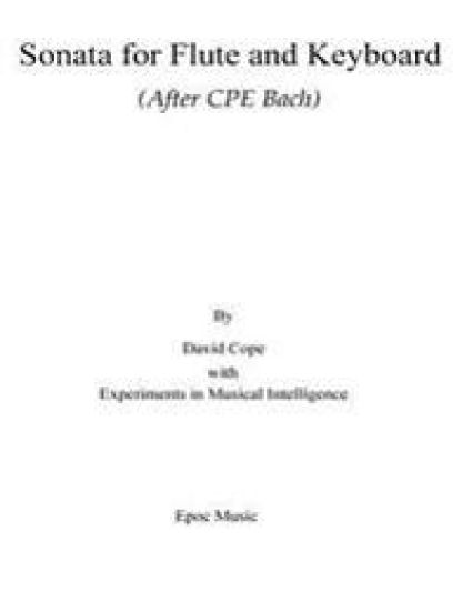 Sonata for Flute and Keyboard: (After CPE Bach)