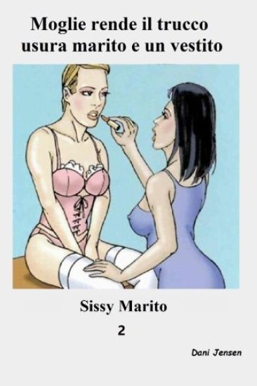 Moglie rende il trucco usura marito e un vestito