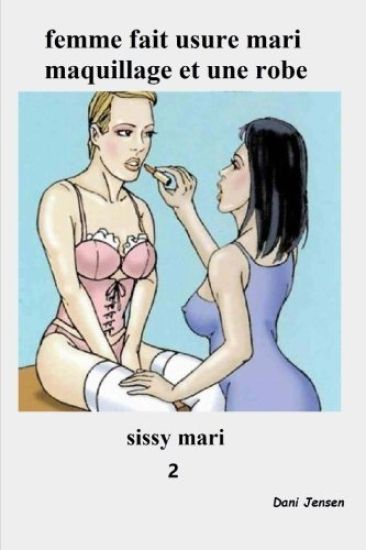 femme fait usure mari maquillage et une robe