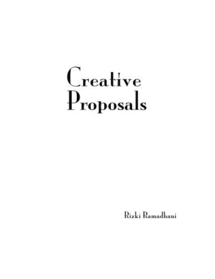 Creative Proposals