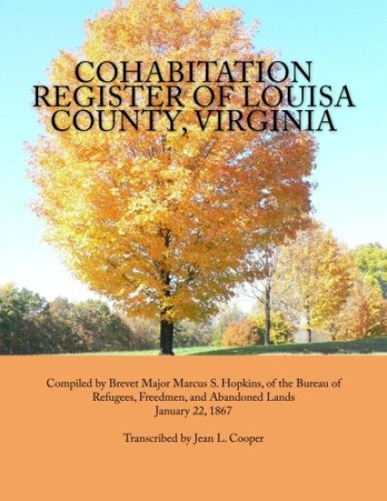 Cohabitation Register of Louisa County, Virginia