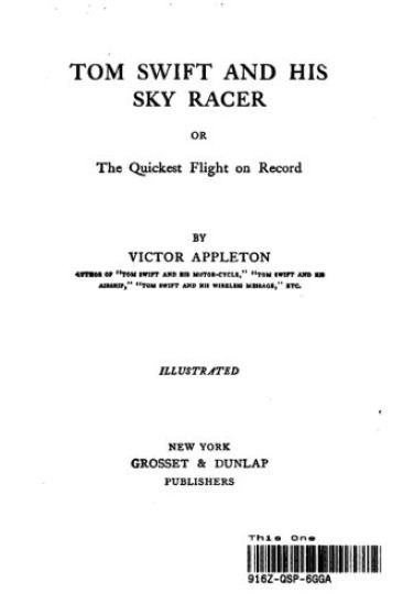 Thom Swift and His Sky Racer