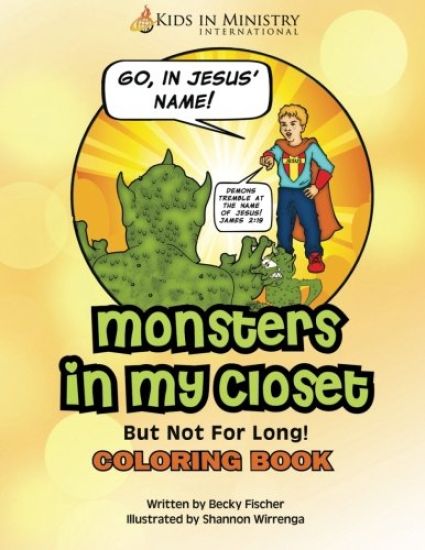 Monsters in My Closet COLORING BOOK