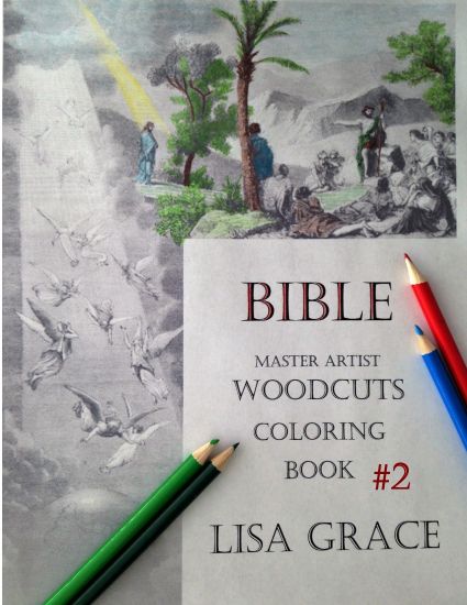 Bible Master Artist Woodcuts Adult Coloring Book #2