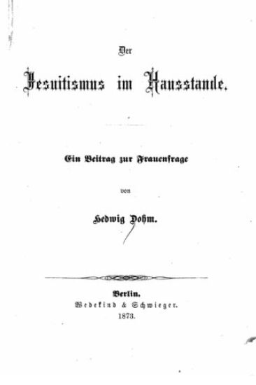 Der Jesuitismus im Hausstande