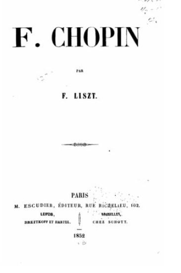 F. Chopin