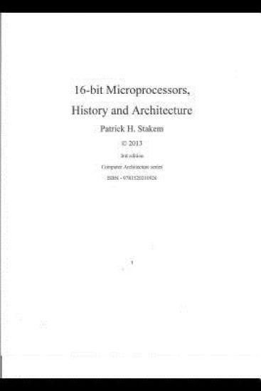 16 bit Microprocessors, History and Architecture