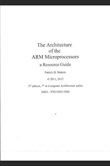 The Architecture of the Arm Microprocessors a Resource Guide