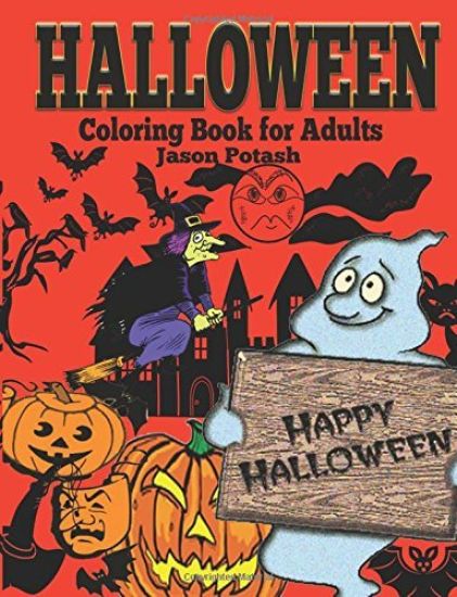 Halloween Coloring Book For Adults