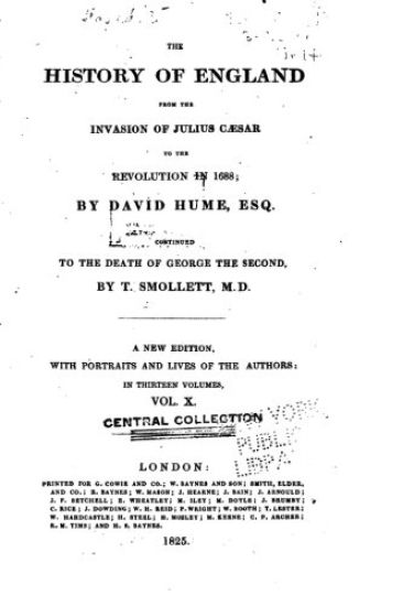 The History of England, from the Invasion of Julius Caesar to the Revolution of 1688