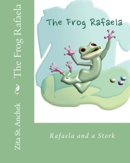 The Frog Rafaela: Rafaela and a stork